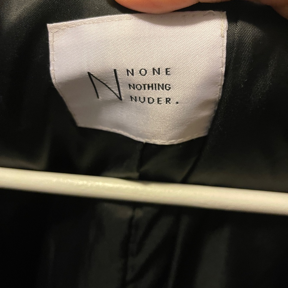 None Nothing Black coat